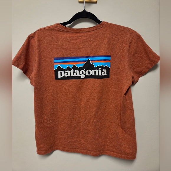 Women's Patagonia responibili-tee In Orange, Size Large - Picture 1 of 3